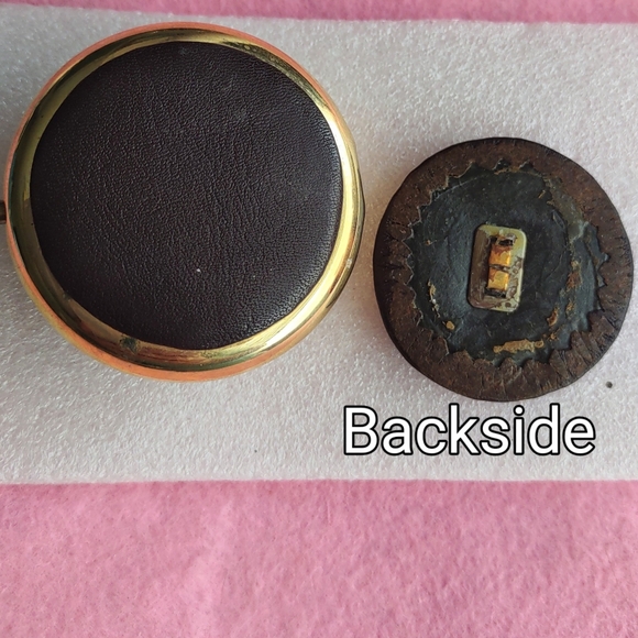 Vintage Gold Hinged Pill Box Case - Picture 13 of 14